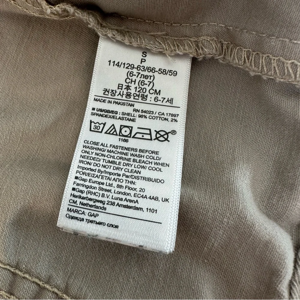 GAP Kids Girls Tan Denim Jacket. Size Small.
